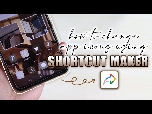  how to change app icons using shortcut maker app - simple and easy