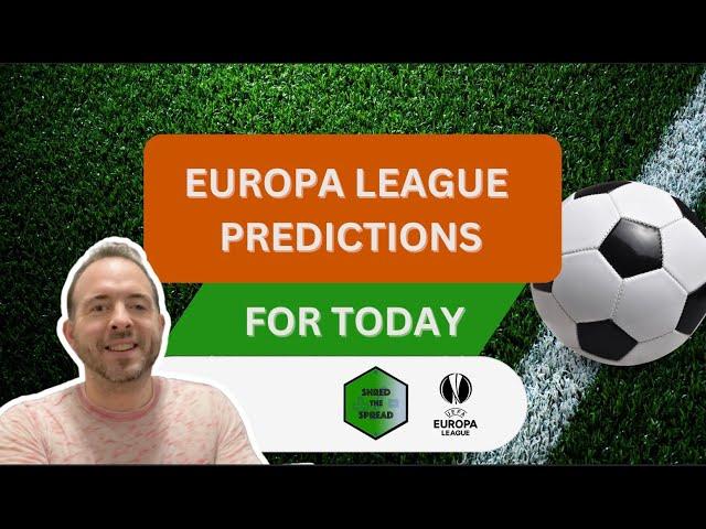 Europa League Predictions, Picks and Parlays | Matchday 5