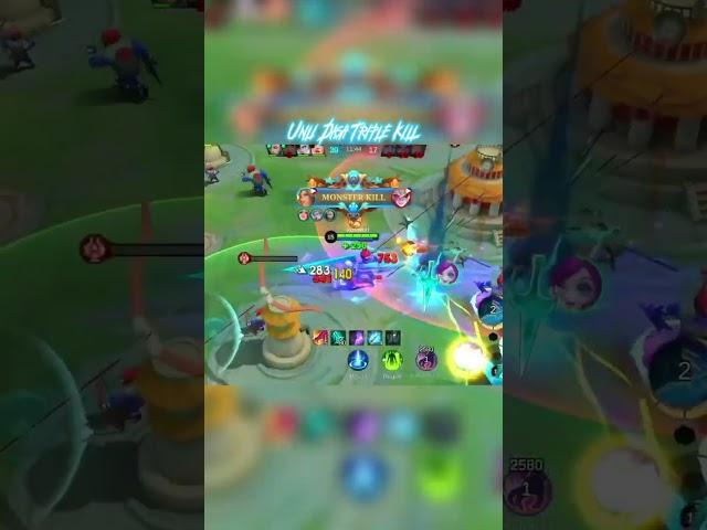 Unli Dash #mobilelegends #mlbb #lancelot #shorts #triplekill
