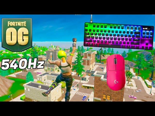 SteelSeries Apex Pro TKL ASMR  Fortnite OG Ranked Reload  Satisfying Keyboard Fortnite 360 FPS 4K