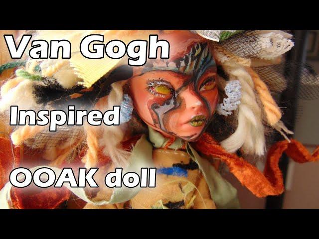 Van Gogh Inspired OOAK Doll | Classical Painting Collaboration
