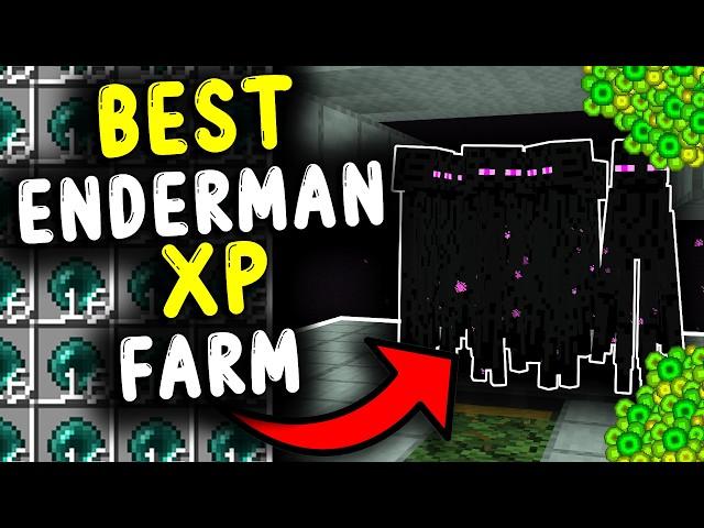 BEST Enderman XP Farm In Minecraft Bedrock 1.21!