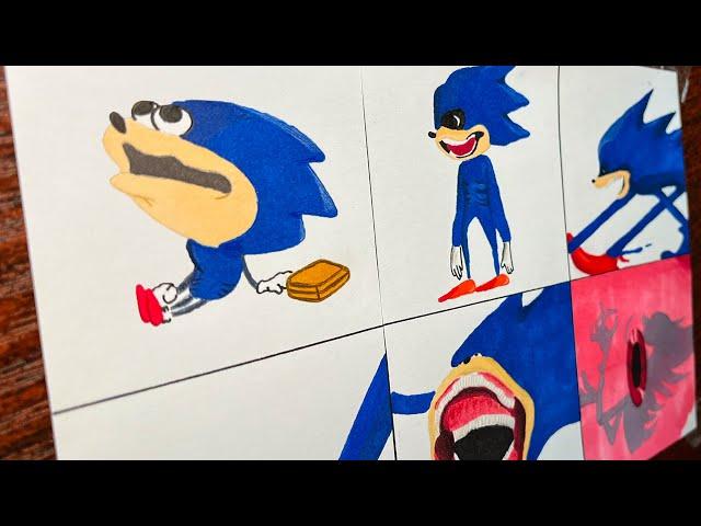 Drawing Shin Sonic: All Forms (The Sonic Tapes)