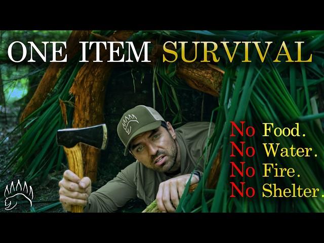 3 Days SOLO SURVIVAL..with ONLY a Hatchet and NOTHING ELSE.