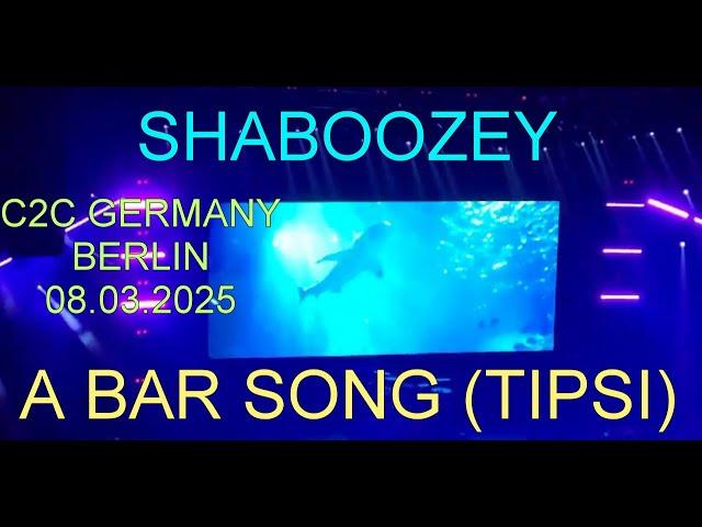 Shaboozey - A Bar Song (Tipsy) - C2C Germany Berlin 09.03.2025 - Uber Eats Music Hall