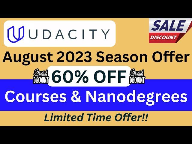 Udacity Coupon Code for Nanodegrees and Courses | Udacity Discount [August 2023]