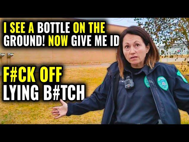 Idiot Female Officer & Tyrant Sergeant Owned For Framing Civilians *ID Refusal* 1st Amendment Audit