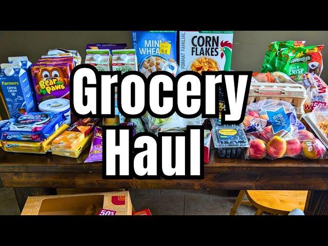 CANADIAN GROCERY HAUL |  GROCERIES FOR A FAMILY OF SIX