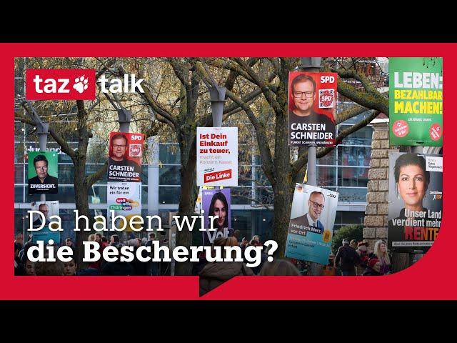 Da haben wir die Bescherung – taz Wahl-Talk live am 23. Februar