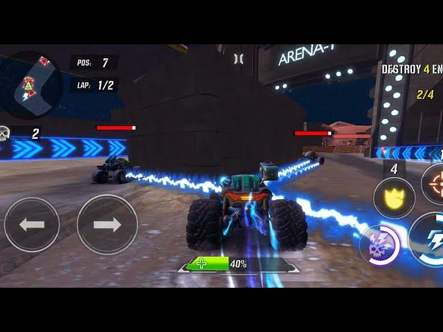 Rocket Arena Car Extreme : Fighting Battle Car Race - DEMOLITION RACE - Level : 1