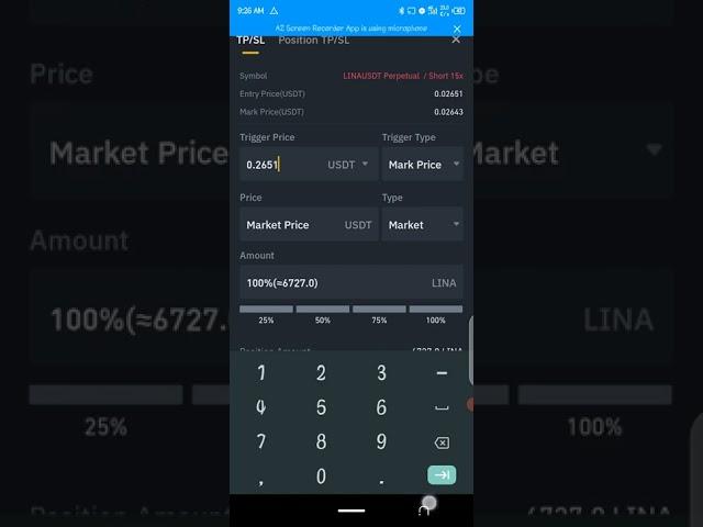 how to change stop loss to entry price. BINANCE