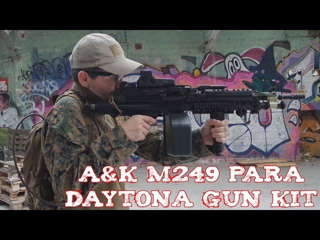 (Airsoft) A&K M249 Para Daytona Gun Kit HPA