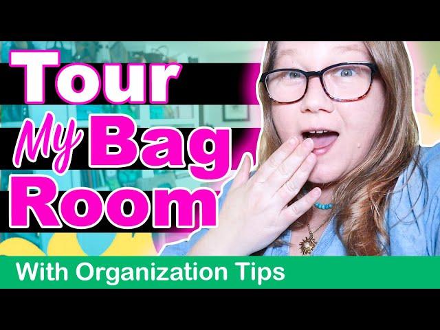 Tour My Luxury Handbag Room and Office || Autumn Beckman