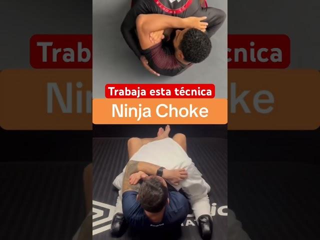 Ninja Choke práctica esta técnica con compañero o muñeco y mejora #jjb