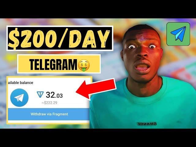 Earn $200/Day on Telegram - Telegram Monetization Secrets | Make Money online 2024