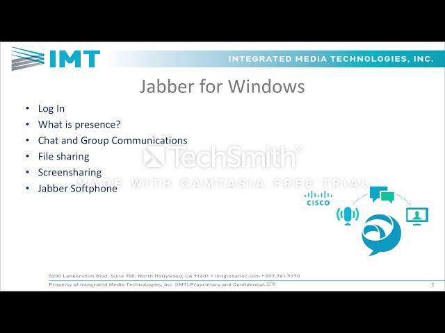 Cisco Jabber Introduction