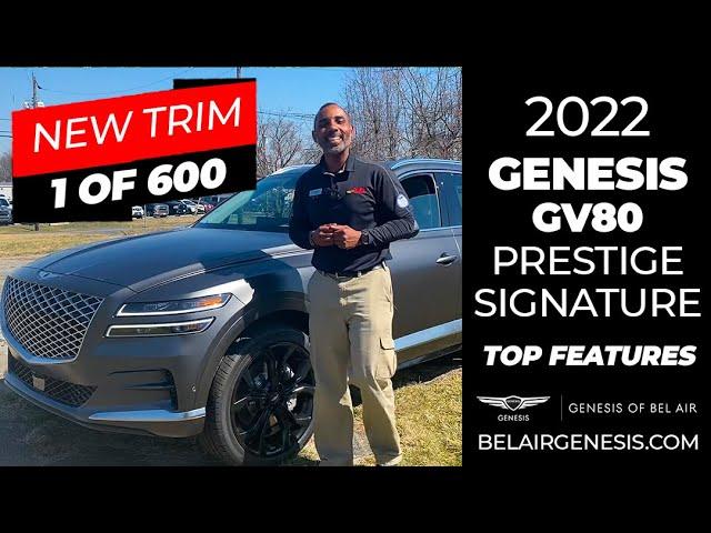 Top Features on the 2022 Genesis GV80 Prestige Signature