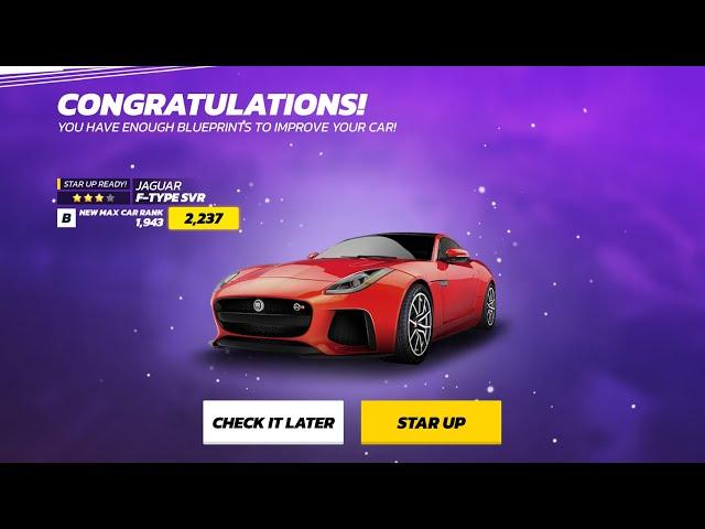 JAGUAR F-TYPE SVR | Asphalt Legends Unite | Star Up & Fully Upgrade | No Limits!