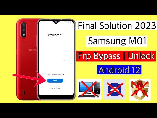 2023 Final solution-Samsung M01 Frp Bypass without pc | Samsung m01 remove google lock