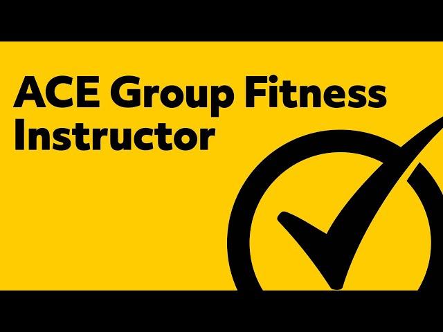 Free ACE Group Fitness Instructor Study Guide