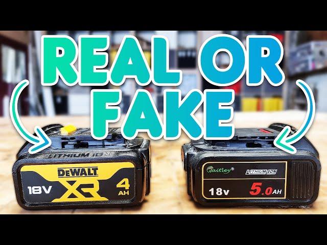 Are Cheap DeWALT Batteries Any Good? (Fake DeWALT Batteries Tested)