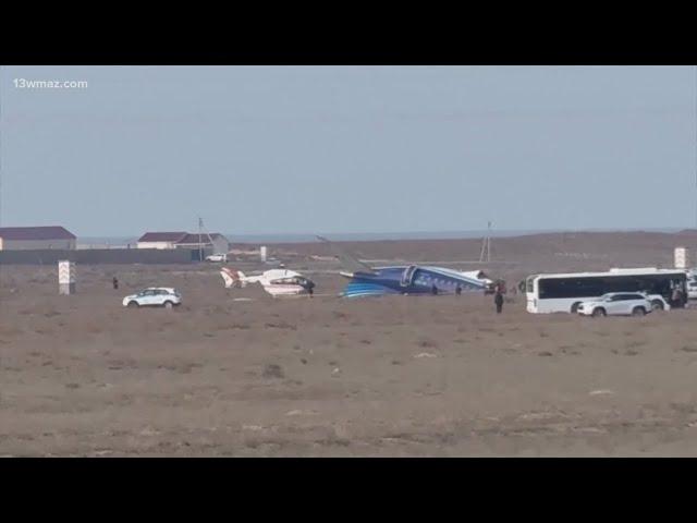 Azerbaijan Airlines plane crashes in Kazakhstan, at least 38 killed in the crash