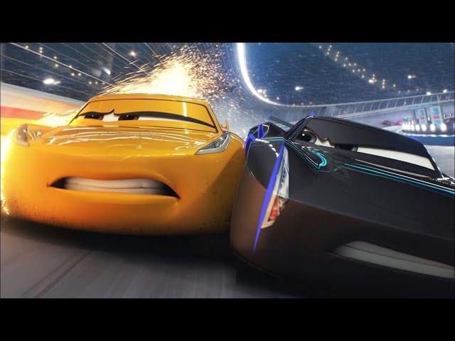 Крус догоняет Джексона Шторма. \ Тачки 3 Cars 3