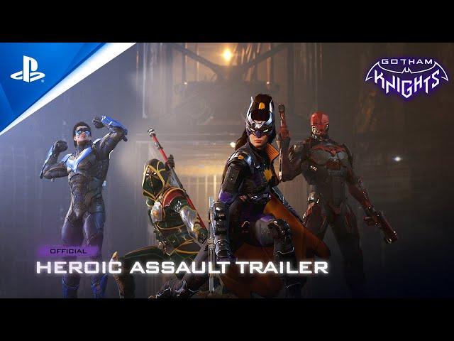 Gotham Knights - Official Heroic Assault Trailer | PS5 Games