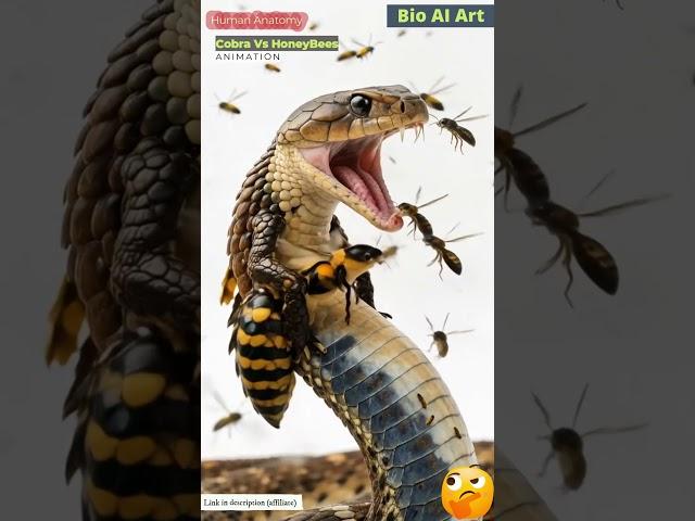 Cobra Vs. HoneyBees Animation | Bio AI Art | 07