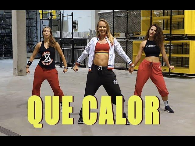 QUE CALOR - Major Lazer Ft J Balvin & El Alfa - ZUMBA CHOREO | Zumba Vilniuje | Zumba Auguste