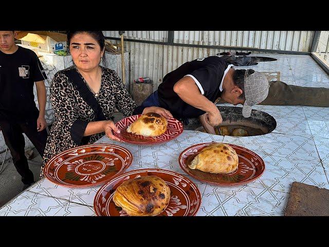 3kg BOSIM BOBO Uzbek Record SAMOSAS! Jizzakh Traditsional  and Popular Street foods