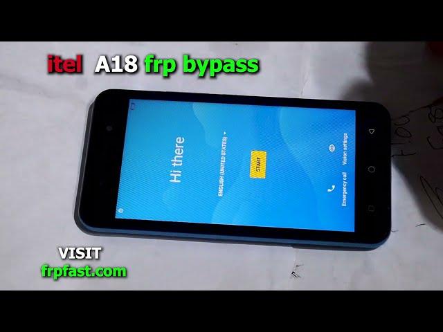 itel A18 google account remove (frp bypass) without pc