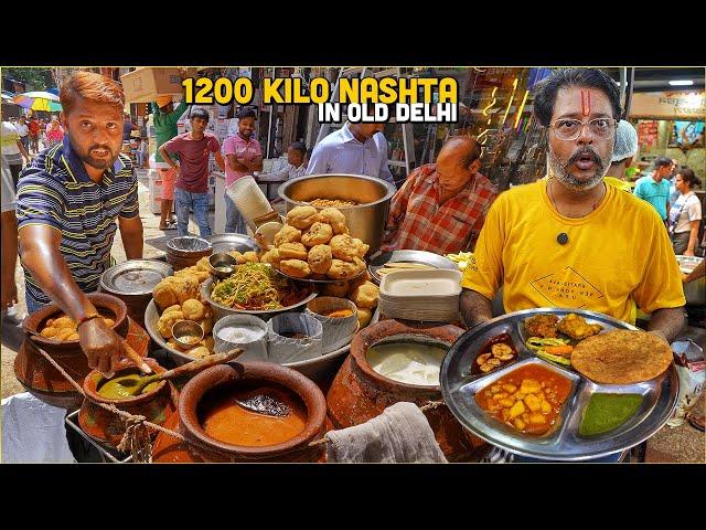 60/- LEGENDS of Old Delhi Street Food  7 Star Aloo Chaat, Dahi Bhalla, Desi Ghee Dal Parathe & more