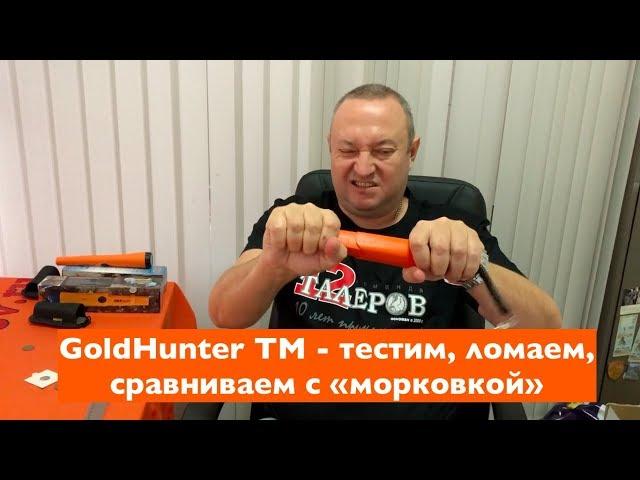 Пинпойнтер GoldHunter TM: тестим, ломаем, сравниваем с "морковкой"