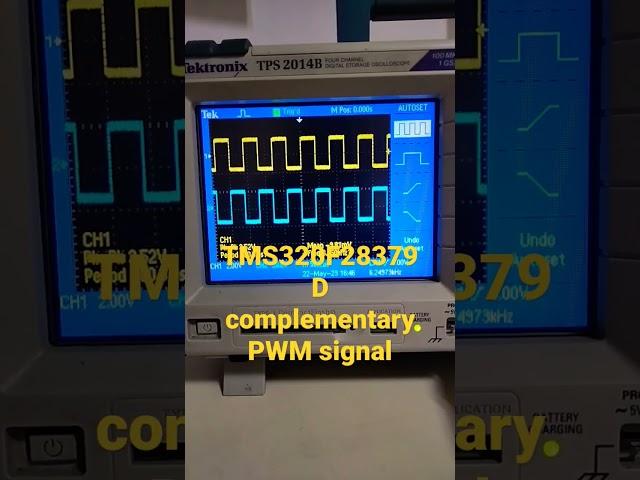 complementary pwm signal with TMS320F28379d