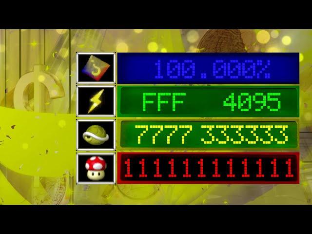 BCG 4,096 Seconds Counter(Binary,Quaternary,Octal,Decimal,Hexadecimal) Remix Mario Party 4 Challenge