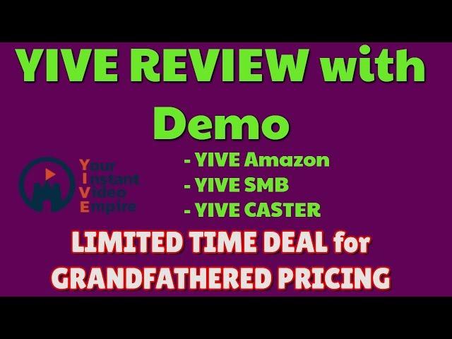 YIVE Review & Demo | LIMITED DEAL PRICING | YIVE Amazon | YIVE Caster | YIVE SMB