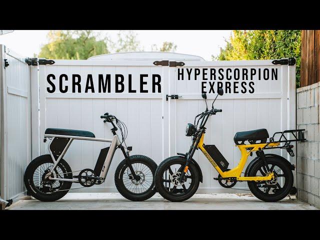 Juiced Scrambler VS Juiced HyperScorpion Express // Juiced eBike Comparison