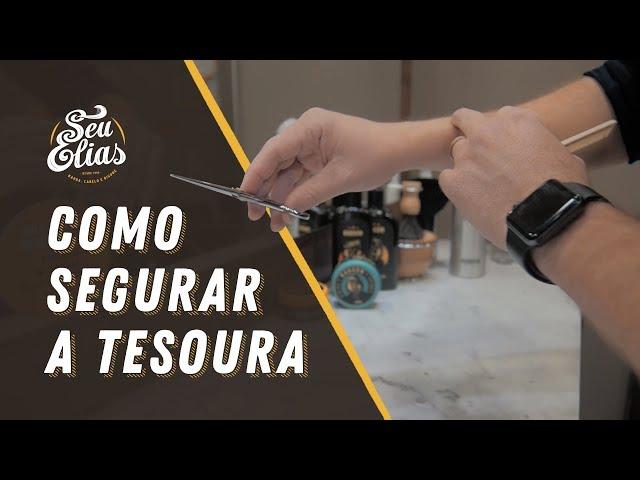 COMO SEGURAR A TESOURA DE FORMA CORRETA by Seu Elias