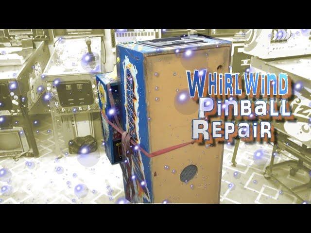 Repairing A Williams WHIRLWIND Pinball Machine An Operator Neglected...