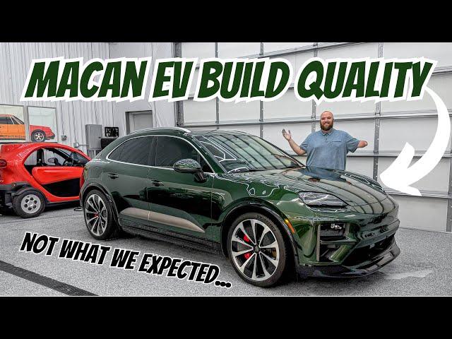 Porsche Macan EV Build Quality And Deep Dive! Not What We Expected...