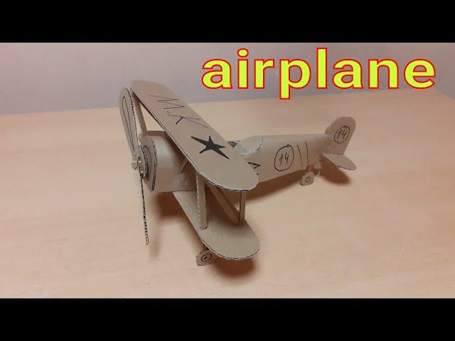 How to Make a Plane out of Cardboard | cardboard plane | Kак сделать самолет из картона |