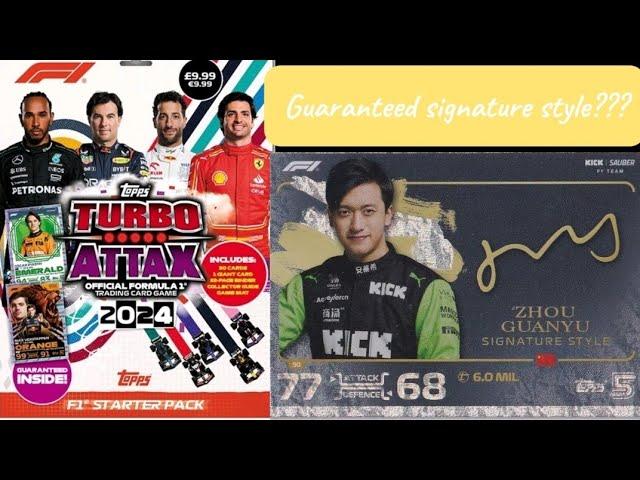 Turbo attax 2024 starter pack opening!