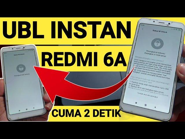 Unlock Bootloader Redmi 6a Cactus instant one click Free‼️ doesn't take long