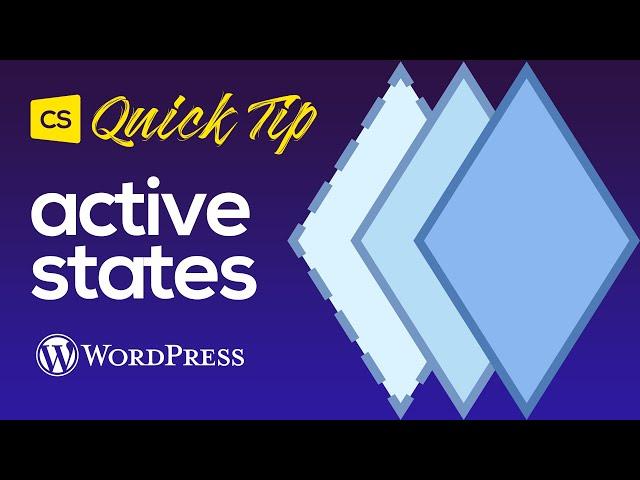 How to Style Active States in WordPress with Cornerstone