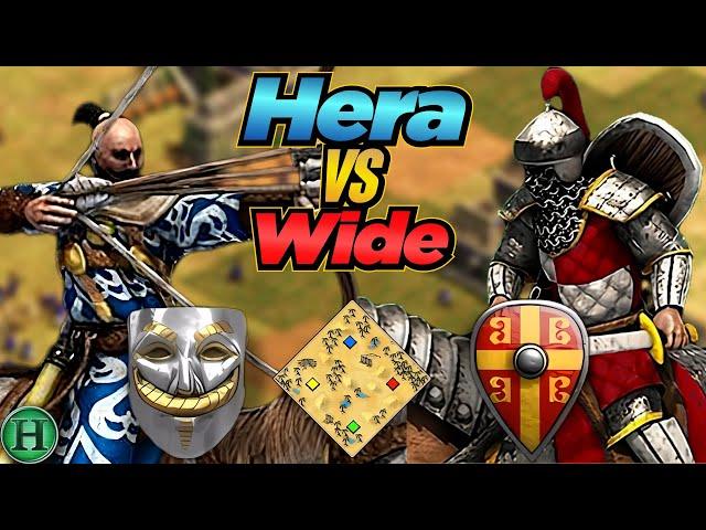 Cumans vs Byzantines | 1v1 Arabia | vs Wide | AoE2