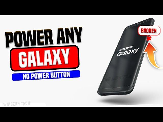 Turn On Any Samsung  Without Using Power Button | Turn on android phone with a Broken Power Button.