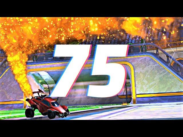 ROCKET LEAGUE INSANITY 75 ! (BEST GOALS, FREESTYLES, FORTNITE PINCH?)