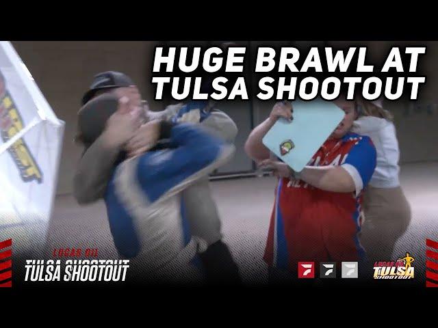 Huge BRAWL Breaks Out At The Lucas Oil Tulsa Shootout