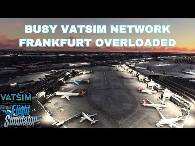 Full Vatsim Flight | Crazy Busy Frankfurt Departure